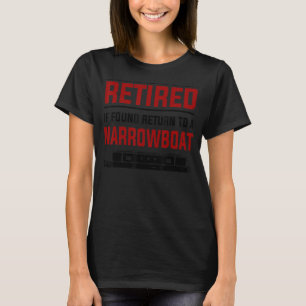 Narrowboat Outfit Idea For Women & UK Canal Boat R T-Shirt