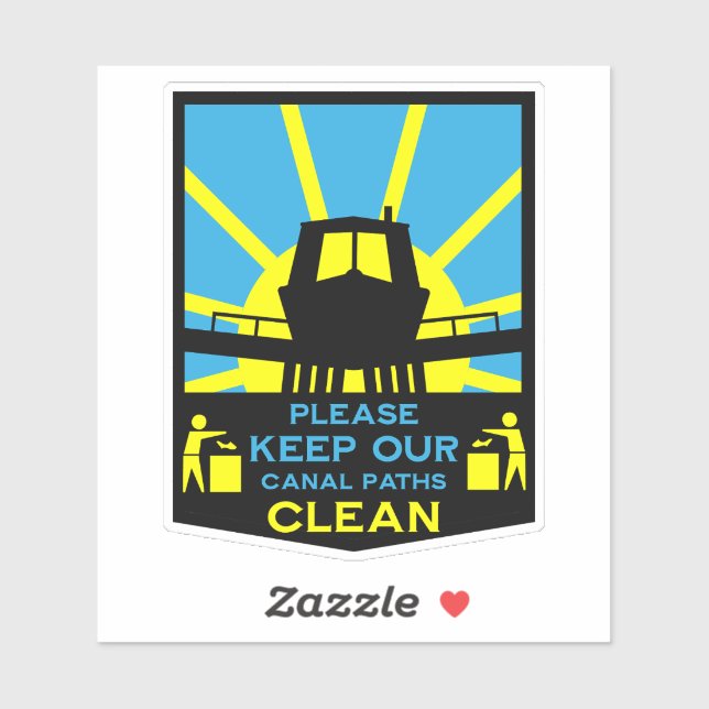 Narrowboat Stickers And Signs (Sheet)