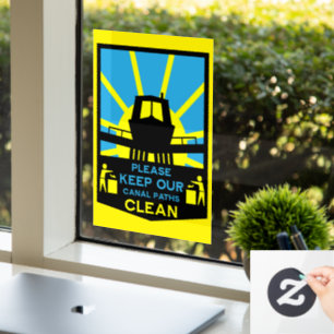 Narrowboat Stickers And Signs