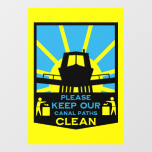 Narrowboat Stickers And Signs