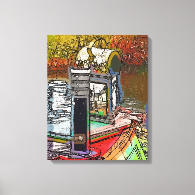 NARROWBOATS CANVAS PRINT (Front)