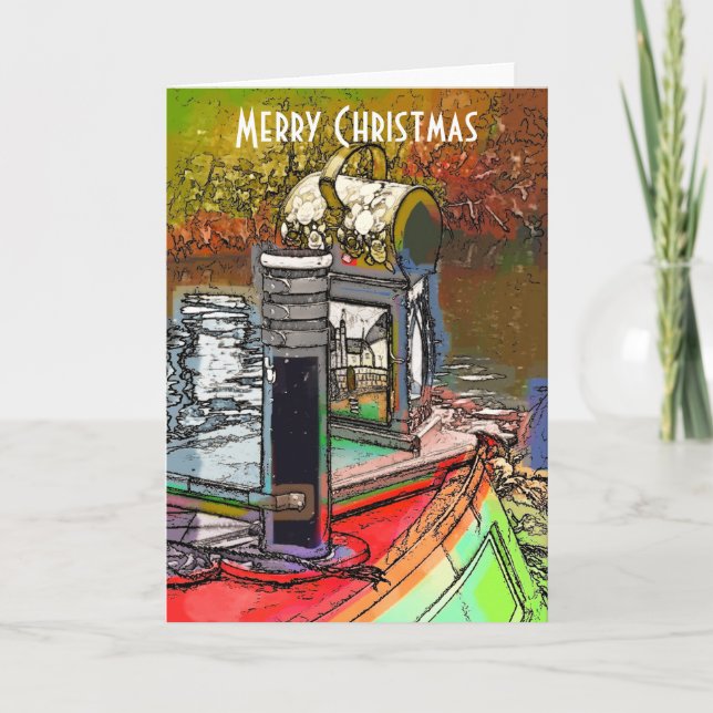 NARROWBOATS HOLIDAY CARD (Front)