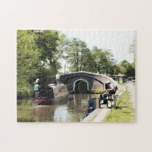 NARROWBOATS JIGSAW PUZZLE