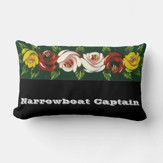 NARROWBOATS LUMBAR PILLOW (Front)