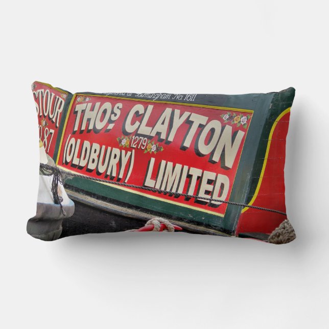NARROWBOATS LUMBAR PILLOW (Front)