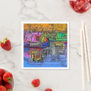 NARROWBOATS NAPKIN
