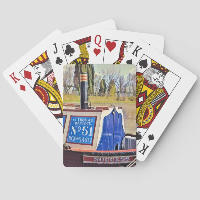 NARROWBOATS   PLAYING CARDS (Back)