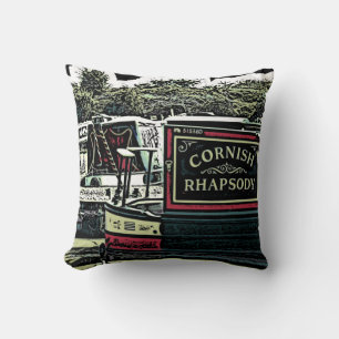 NARROWBOATS THROW PILLOW