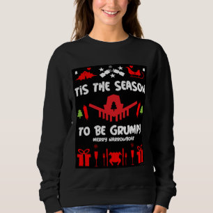 Narrowboats Xmas Canal Christmas     Sweatshirt