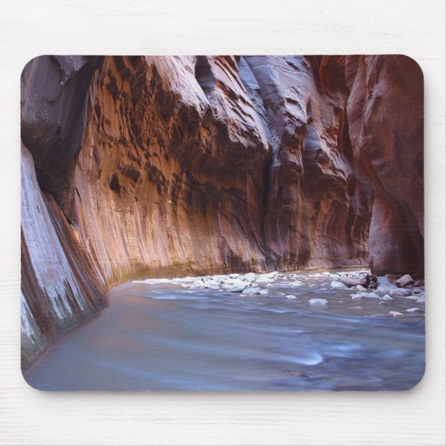 Narrows Zion National Park Mouse Pad (Front)