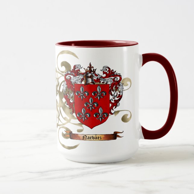 Narvaez Coat of arms Mug (Right)