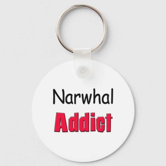 Narwhal Addict Keychain (Front)