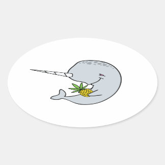 Narwhal and Pineapple Stickers
