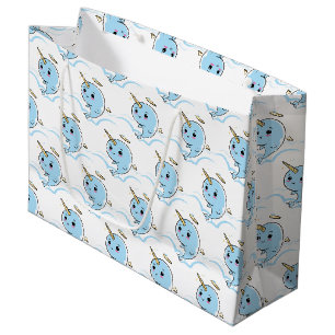 Narwhal Angel Cutie Large Gift Bag