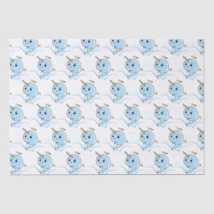 Narwhal Angel Cutie Tissue Paper