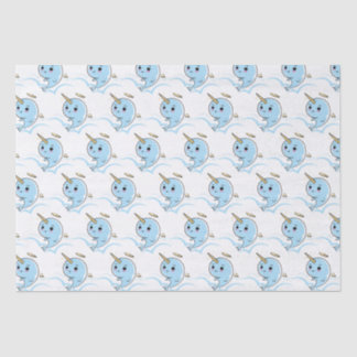Narwhal Angel Cutie Tissue Paper