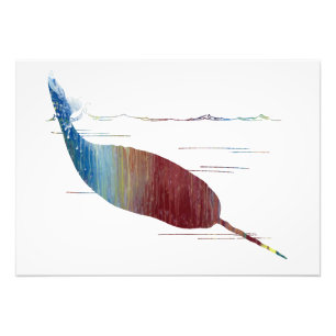 Narwhal Art Photo Print