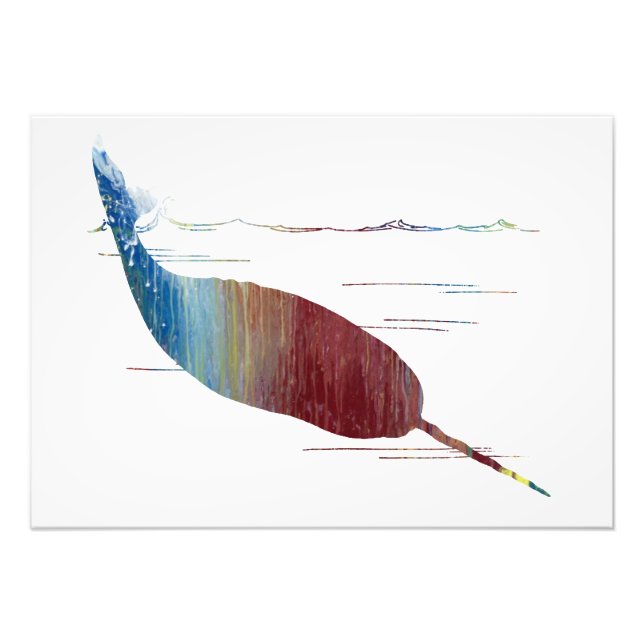 Narwhal Art Photo Print (Front)