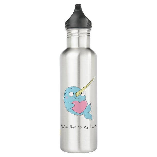 Narwhal avec coeur Bouteille d'eau de la Saint-Val (Droite)