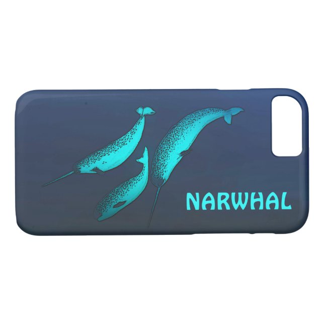 Narwhal Case-Mate iPhone Case (Back (Horizontal))