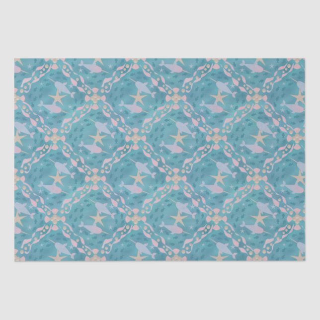 Narwhal Daydream  Tissue Paper (Front)