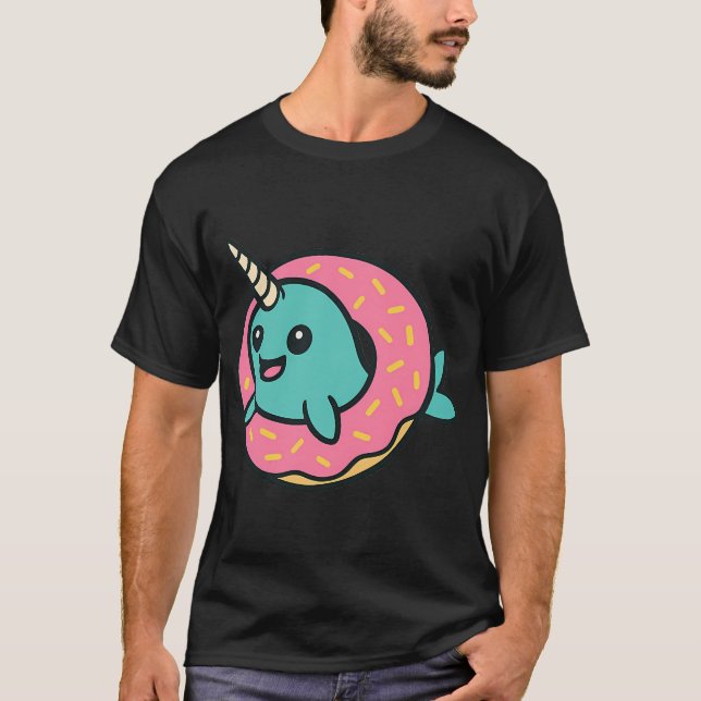 Narwhal Doughnut T-Shirt (Front)