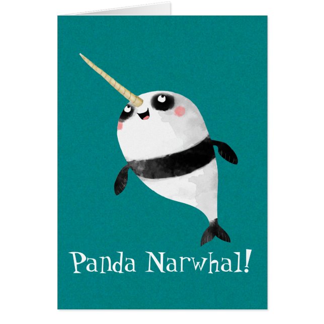 Narwhal et panda dans un (Devant)