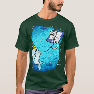 Narwhal Flying Manta Ray Kite T-Shirt