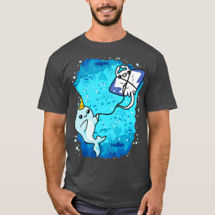 Narwhal Flying Manta Ray Kite T-Shirt
