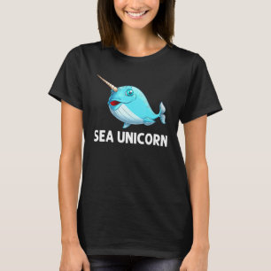 Narwhal For Men Women Sea Whale Fish Ocean Animal T-Shirt