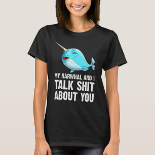 Narwhal For Men Women Sea Whale Fish Ocean Animal T-Shirt