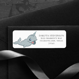 Narwhal Grey Neutral Gender Nautical Sea Animal