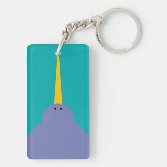 Narwhal Keychain (Back)