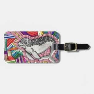 Narwhal Luggage Tag