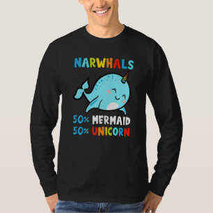 Narwhal Oceanologist Sea Animal Whale Ocean  3 T-Shirt