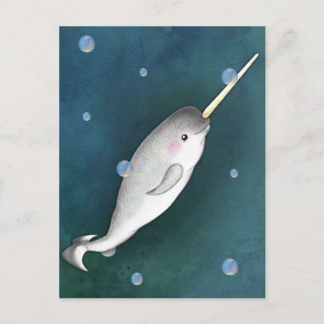 Narwhal Postcard (Front)