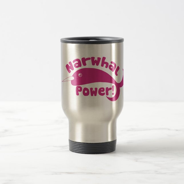 Narwhal Power Travel Mug (Center)