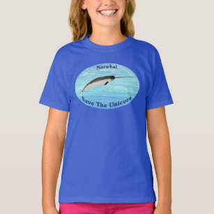 Narwhal - Save The Unicorn T-Shirt