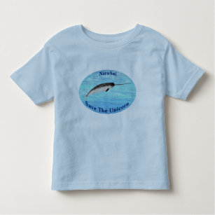 Narwhal - Save The Unicorn Toddler T-shirt