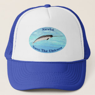 Narwhal - Save The Unicorn Trucker Hat