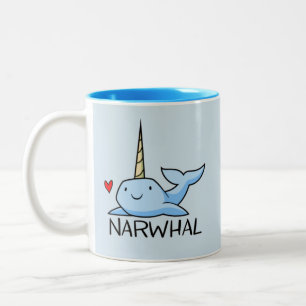 Narwhal Two-Tone Coffee Mug