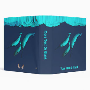 Narwhal Under The Ice Binder