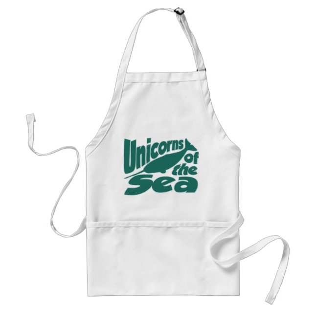 Narwhal Unicorn of the Sea Standard Apron (Front)