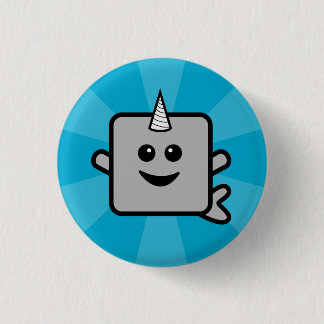 Narwhals are Magical 1 Inch Round Button