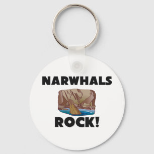 Narwhals Rock Keychain