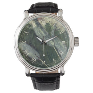 Narwhals, Vintage Marine Life Whales Ocean Animals Watch