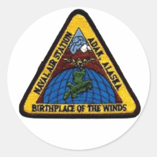 NAS Adak, Alaska Sticker "Birthplace of the Winds"