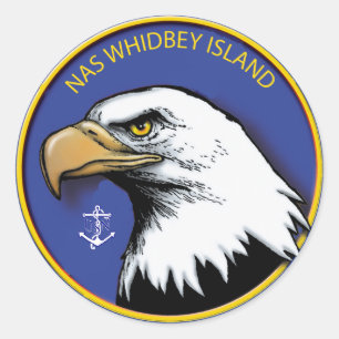 NAS Whidbey Island Classic Round Sticker