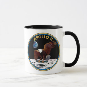 NASA Apollo 11 Moon Landing Lunar Patch Insignia Mug