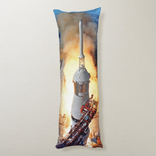 NASA Apollo 11 Moon Landing Rocket Launch Body Pillow